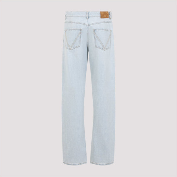 Bottega Veneta Jeans? Bottega Veneta Straight Leg Denim Pants Men Classic Everyday Designer Jeans