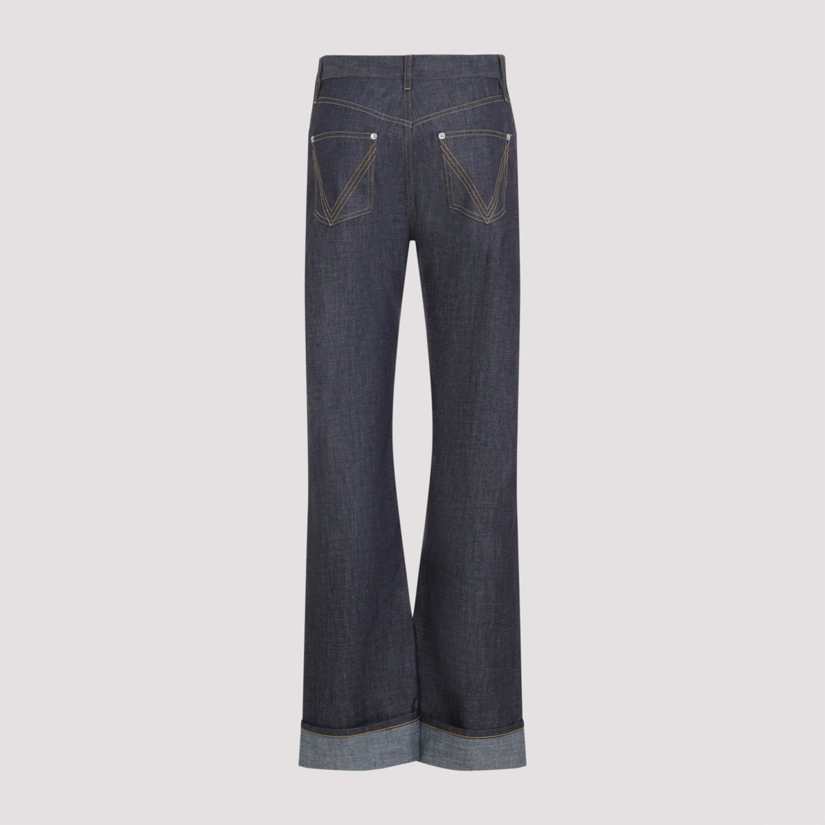 Bottega Veneta premium pants detail and craftsmanship close-up
