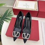 Valentino Garavani luxury shoes detail shot
