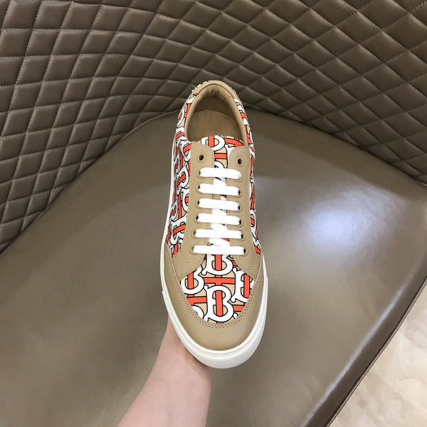 Burberry Camel Slip-On Sneakers - Detail Shot of Craftsmanship