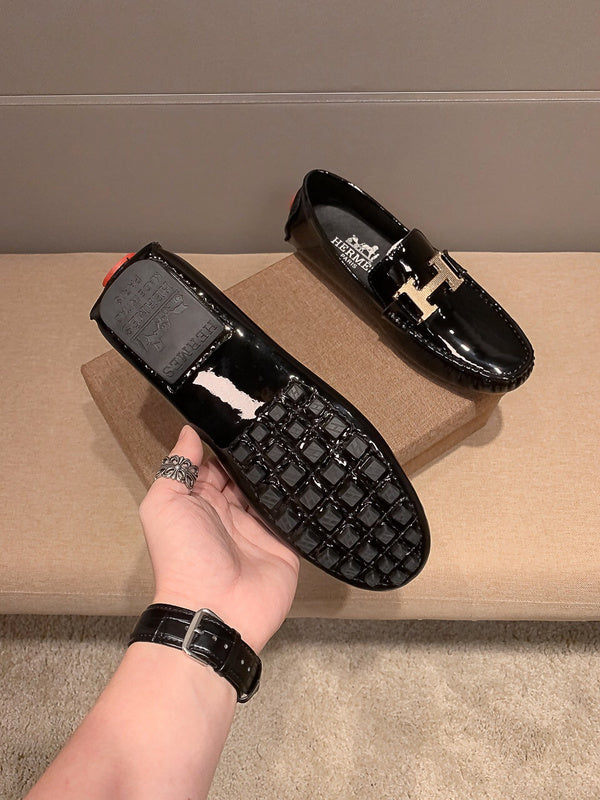 Hermes shoes Style 221 - styled lifestyle view