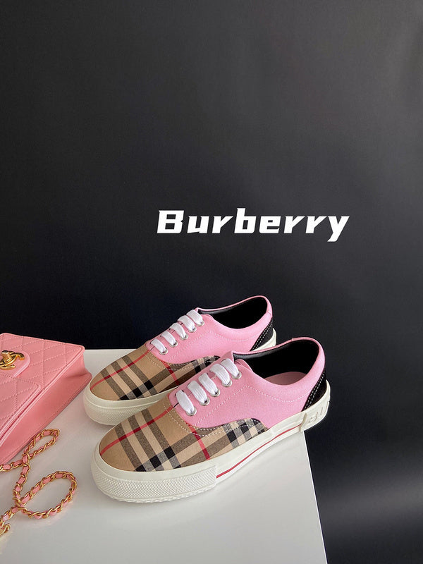 Burberry Chocolate Brown Slingback Heels - Angled View