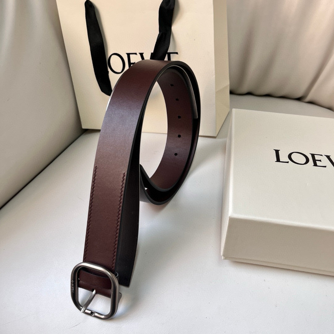 Belts- Loew Belt 3.5 Cm Premium Leather Designer Belt