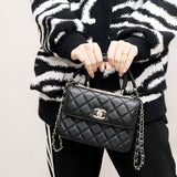 Chanel 24C Mini Trendy Bag detail shot – authentic designer craftsmanship
