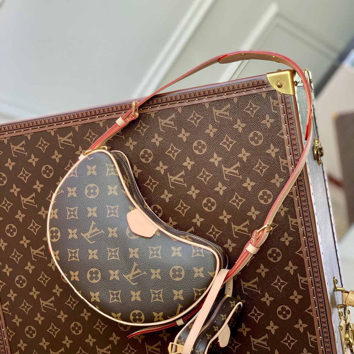 Louis Vuitton Bags- Louis Vuitton Lou Croissant Mm Bag Luxury Designer Leather Handbag