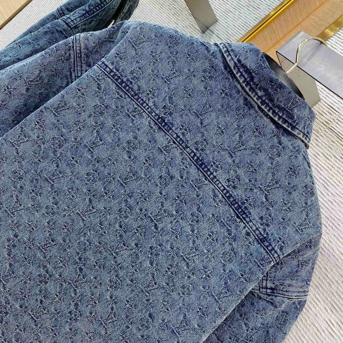 Louis Vuitton Tops- Louis Vuitton Lou Denim Shirt Premium Designer Casual Top