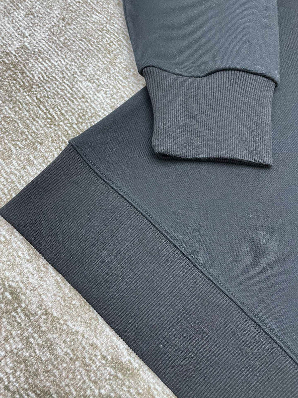 Close-up of Amiri hoodie craftsmanship