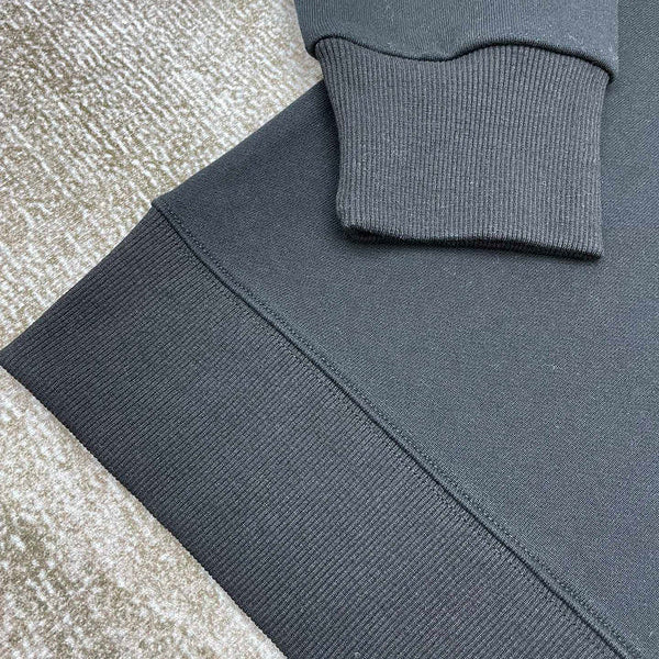 Close-up of Amiri hoodie craftsmanship
