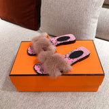 Hermès Nude Classic Ballet Flats - Toe Detail View