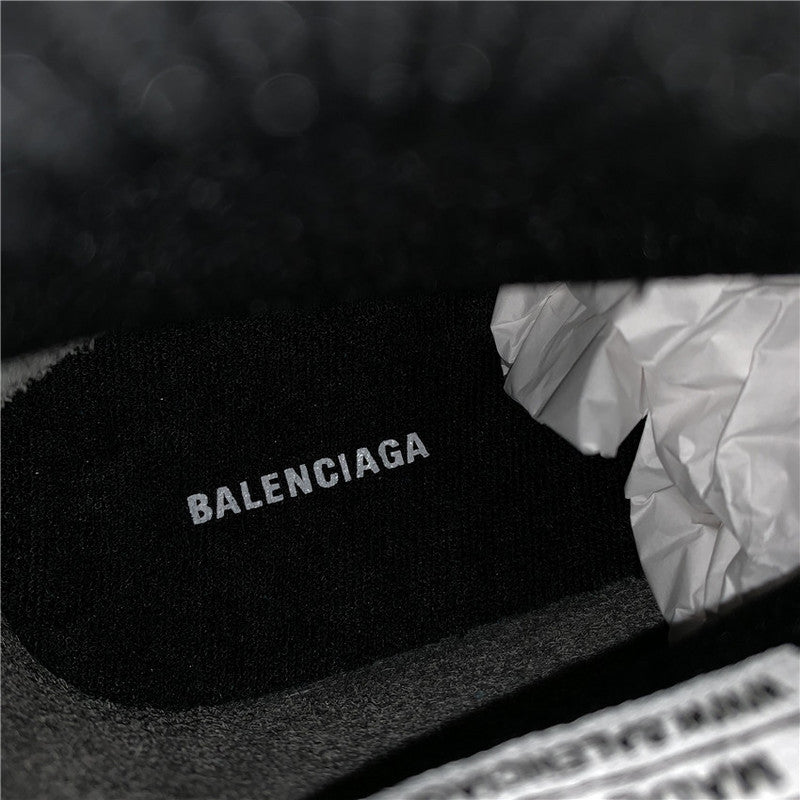 Balenciaga Red Chelsea Boots - Angled View