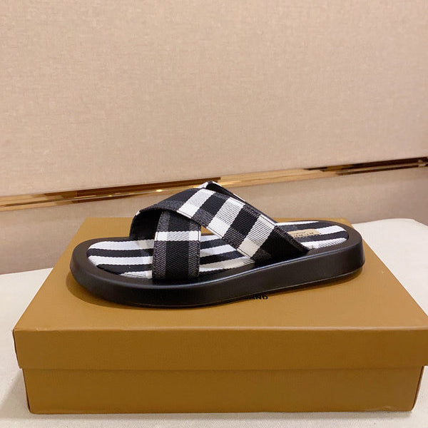 Burberry Nude Slip-On Sneakers - Front View