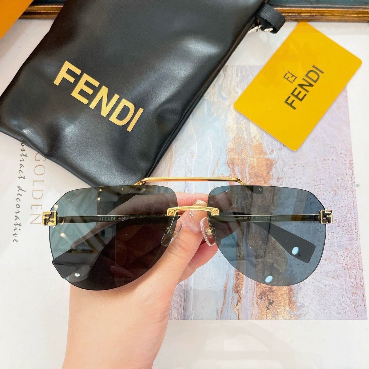 Sunglasses- Fen Sunglasses Premium Fashion Designer Sunglasses
