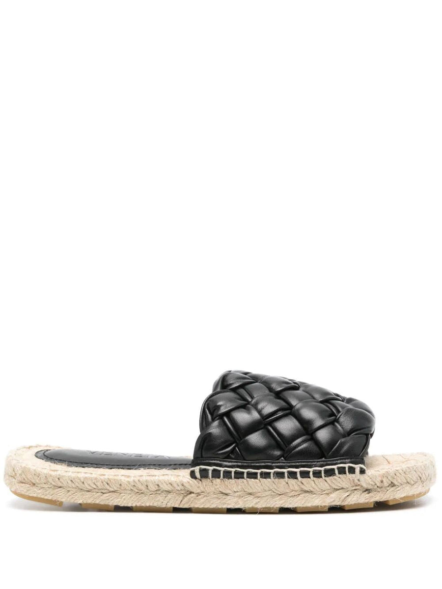 Bottega Veneta Shoes Bottega Veneta Women Intrecciato Leather Slides Premium Designer Casual Shoes