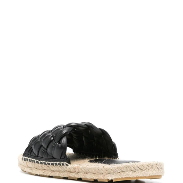 Bottega Veneta Shoes Bottega Veneta Women Intrecciato Leather Slides Premium Designer Casual Shoes
