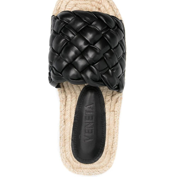 Bottega Veneta Shoes Bottega Veneta Women Intrecciato Leather Slides Premium Designer Casual Shoes