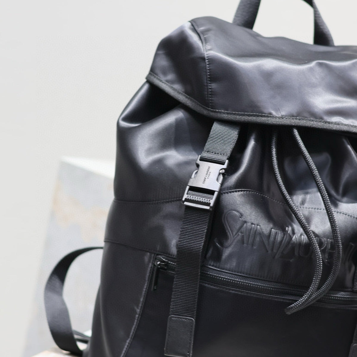 Saint Laurent Bags- Saint Laurent Leather Backpack Premium Designer Shoulder Bag