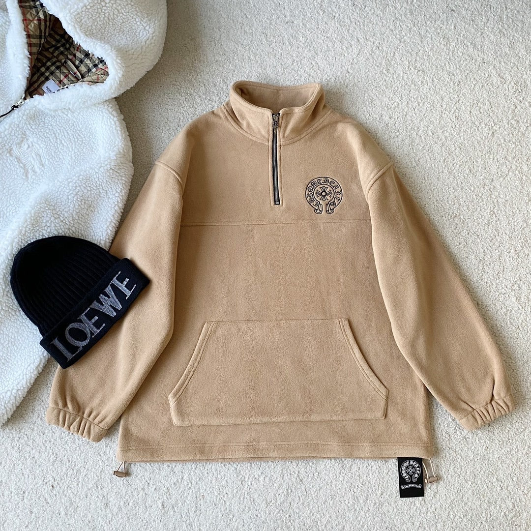 Hoodies- Chrome H Sweatshirt Comfortable Luxury Streetwear Hoodie
