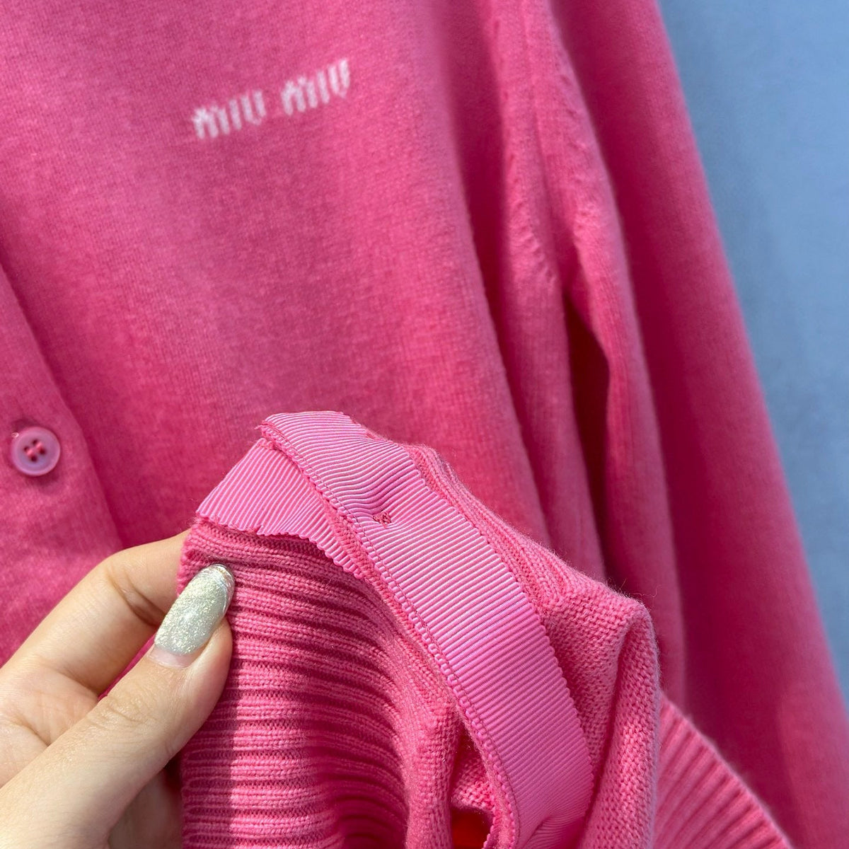 Sweaters- Miu M Cardigan Premium Casual Designer Knitwear