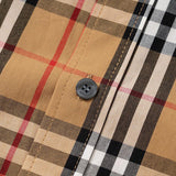 Close-up of Burberry designer clothing craftsmanship