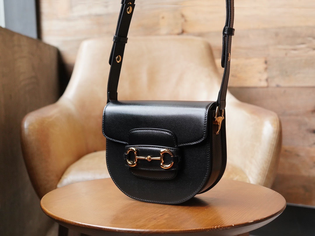 Gucci Bags- Gucci Horsebit 1955 Mini Bag Luxury Designer Leather Handbag