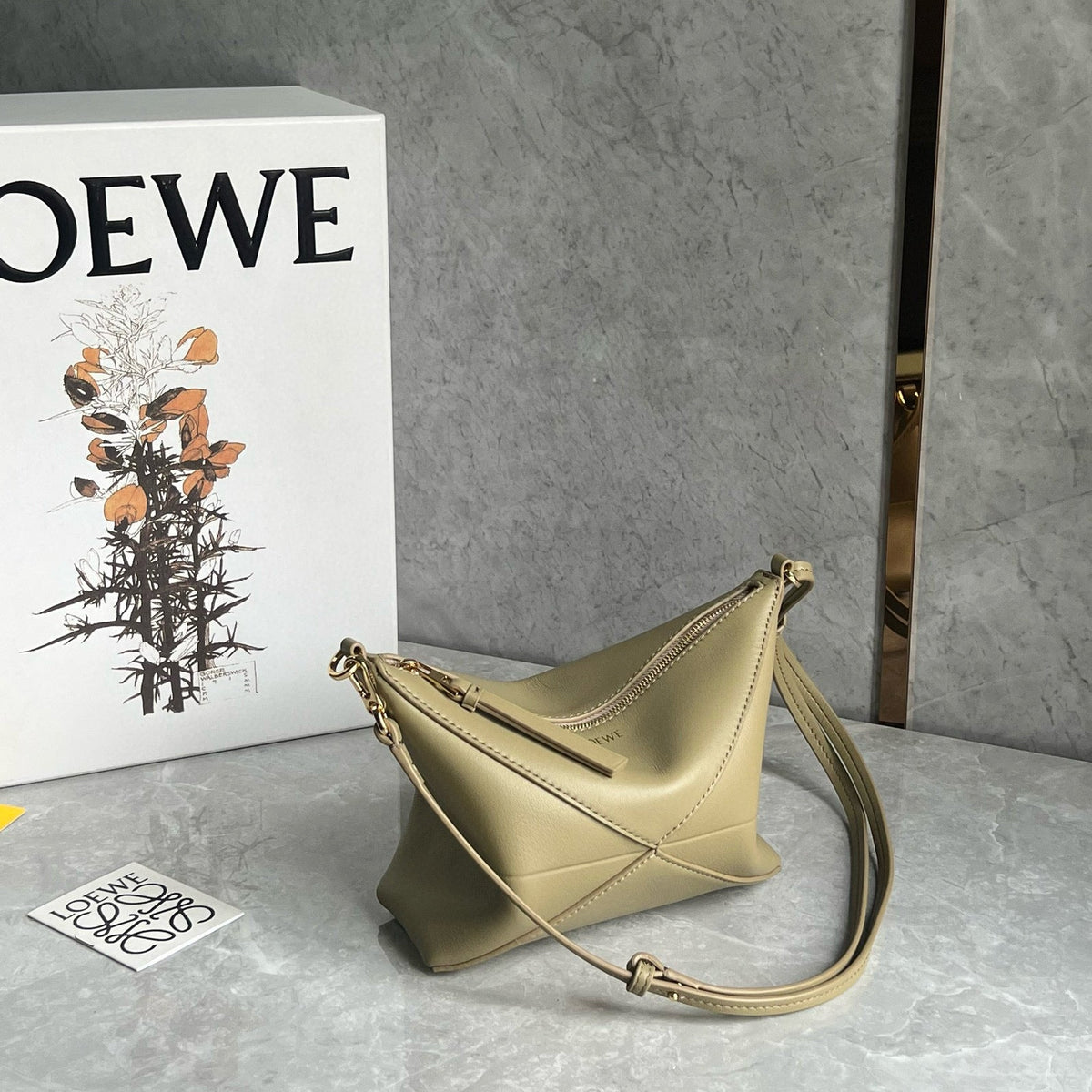 Bags- Loew Puzzle Fold Pouch Elegant Everyday Designer Handbag
