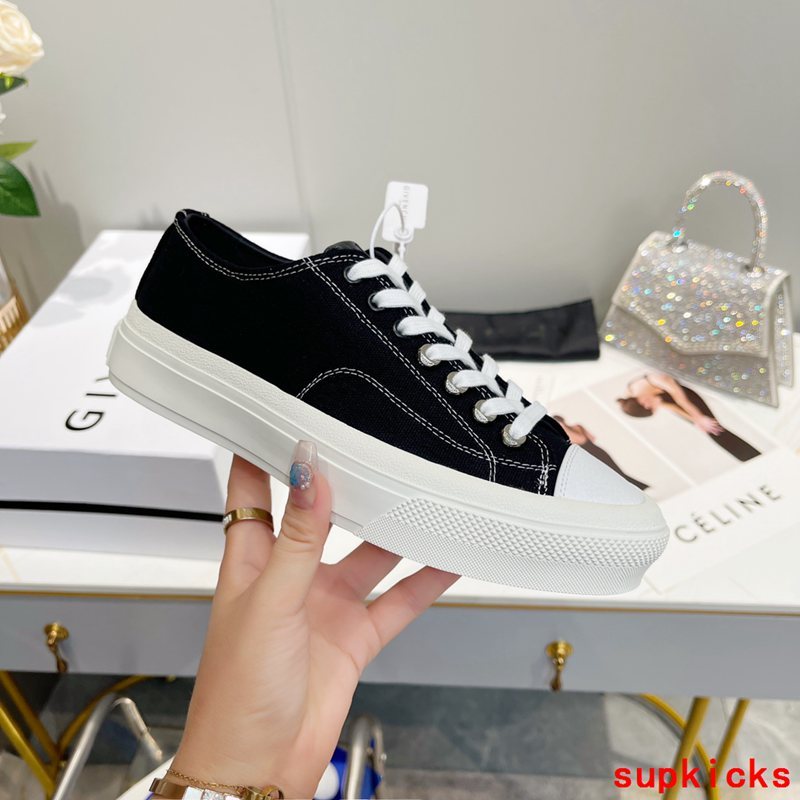 Givenchy Black Low-Top Sneakers - Sole Detail View