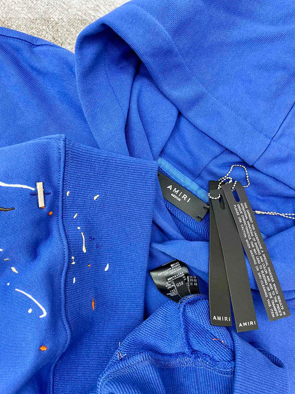 Amiri luxury hoodie detail shot