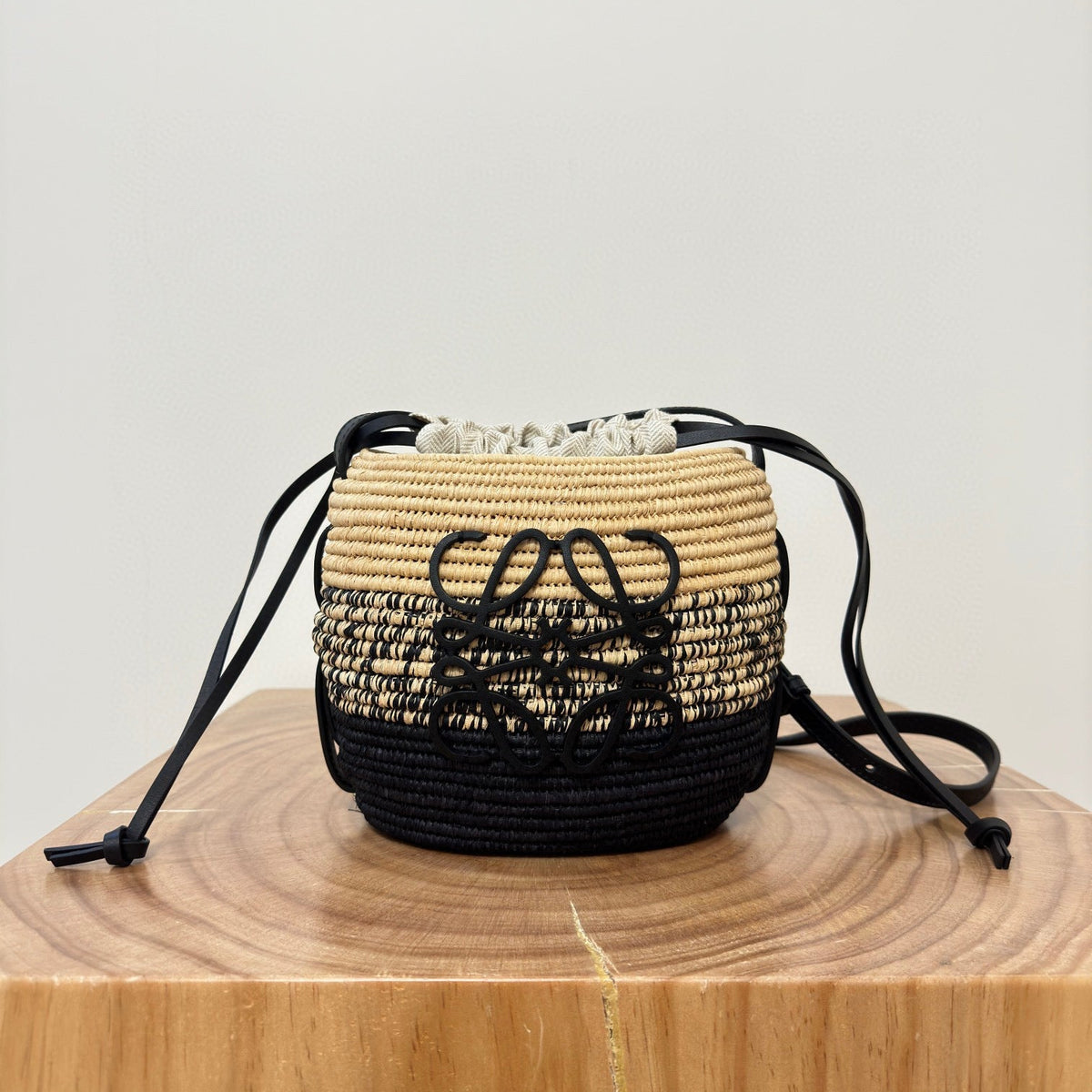Bags- Loew x Paula’s Ibiza Beehive Basket Bag Luxury Designer Leather Handbag