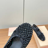 Miu Miu luxury shoes detail shot