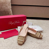 Close-up detail view of Roger Vivier luxury piece style No.063