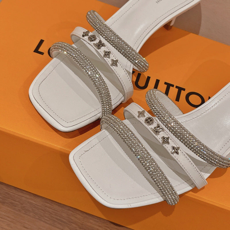 Louis Vuitton Grey Chelsea Boots - Angled View