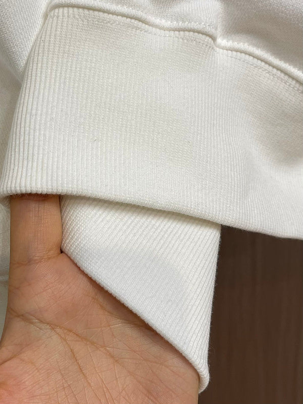 Close-up of Balenciaga designer clothing craftsmanship