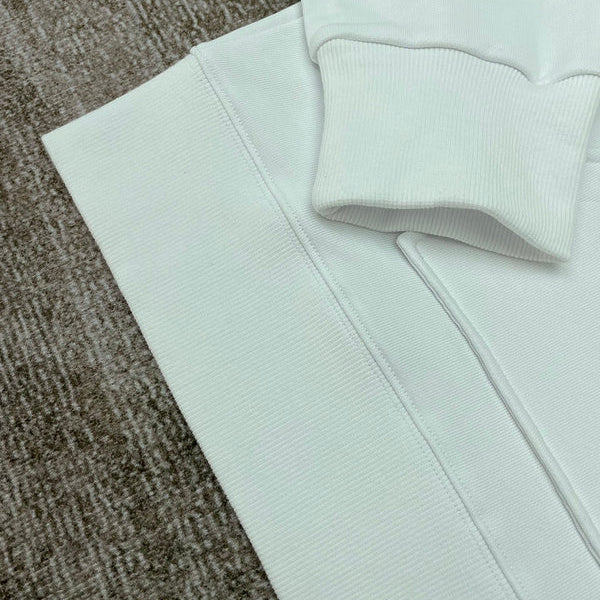 Close-up of Amiri hoodie craftsmanship
