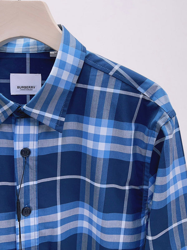 Close-up of Burberry designer clothing craftsmanship