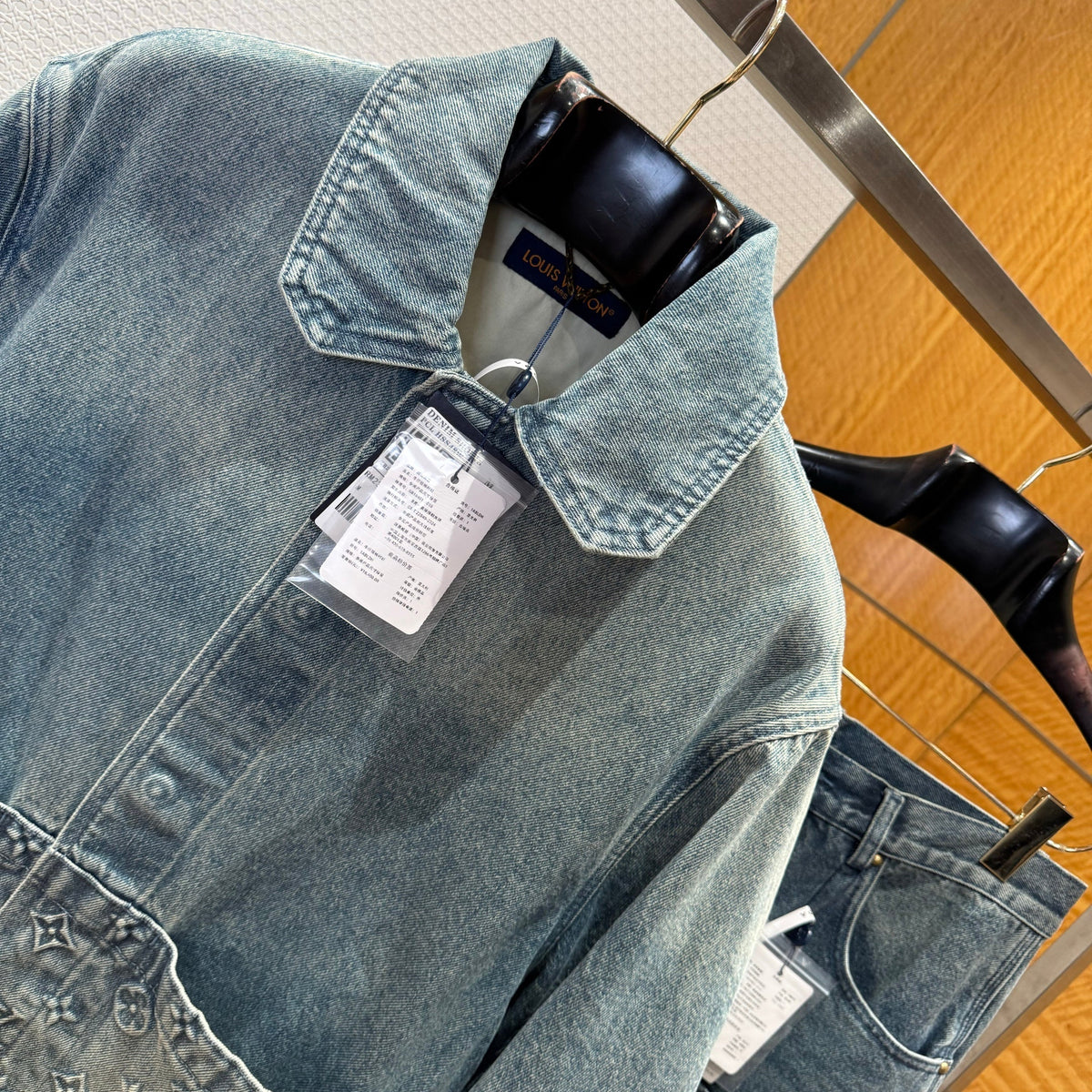 Louis Vuitton Tops- Louis Vuitton Lou Denim Shirt Premium Designer Casual Top