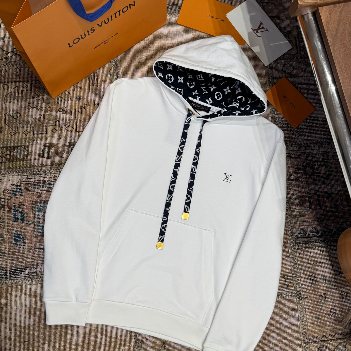 Louis Vuitton Hoodies- Louis Vuitton Lou Hoodie Comfortable Luxury Streetwear Hoodie