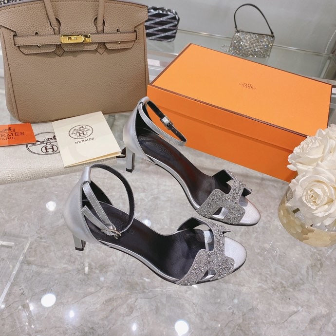 Hermès White Chunky Platform Sneakers - Full Silhouette View