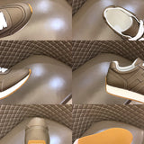 Hermès Camel Loafer Flats - Angled View