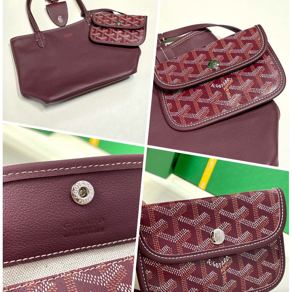 Bags- Goya Mini Anjou Bag Luxury Designer Leather Handbag