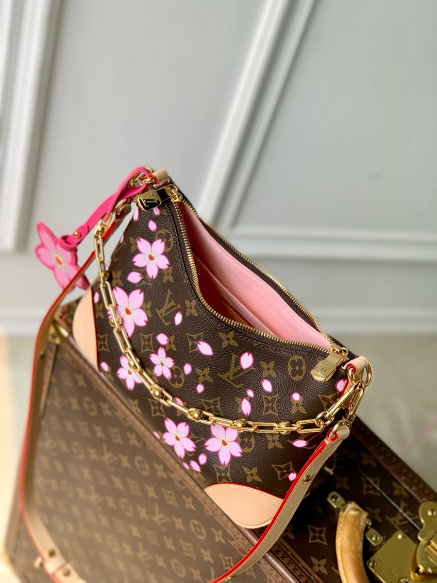 Louis Vuitton Bags- Louis Vuitton Lou x Murakami Boulogne Bag Elegant Everyday Designer Handbag