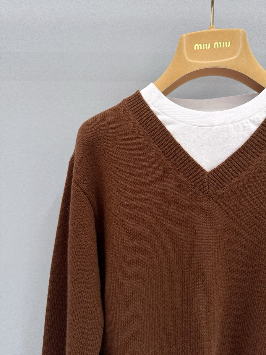 Sweaters- Miu M Jumper Luxury Designer Knit Sweater