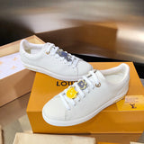 Close-up of Louis Vuitton shoes craftsmanship