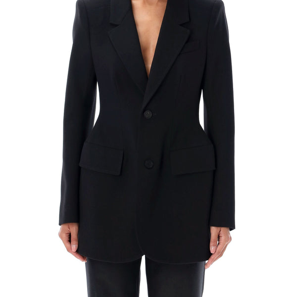 Balenciaga outerwear side profile designer luxury fashion