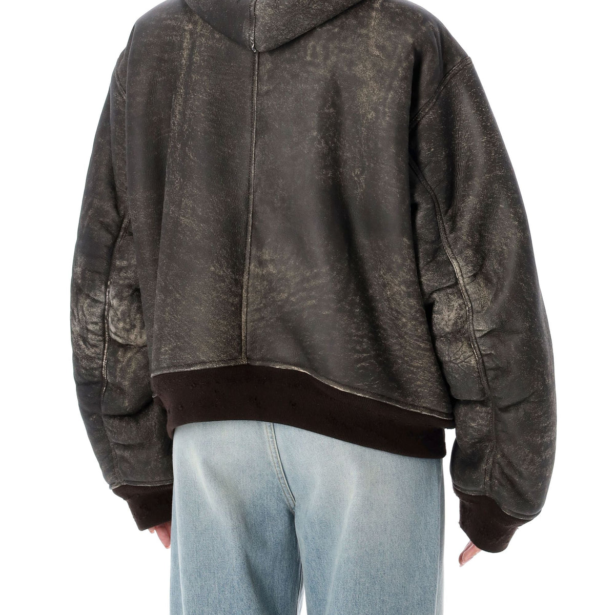 Balenciaga premium outerwear detail and craftsmanship close-up