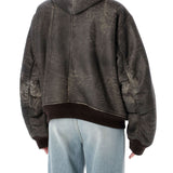 Balenciaga premium outerwear detail and craftsmanship close-up