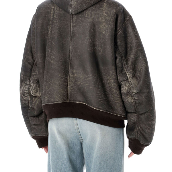 Balenciaga premium outerwear detail and craftsmanship close-up
