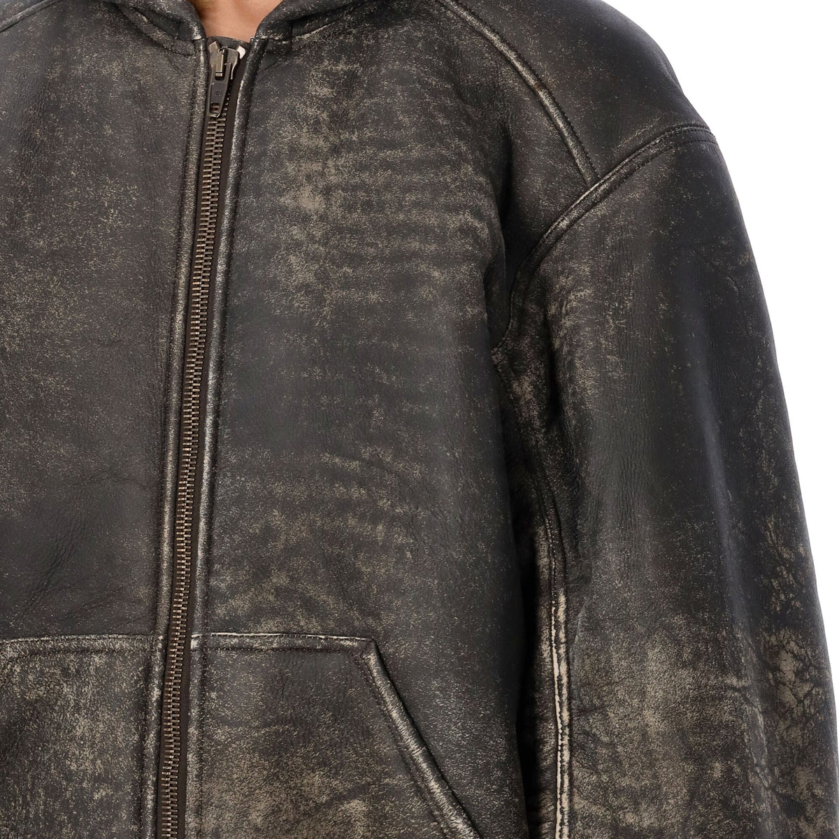 Balenciaga outerwear side profile designer luxury fashion