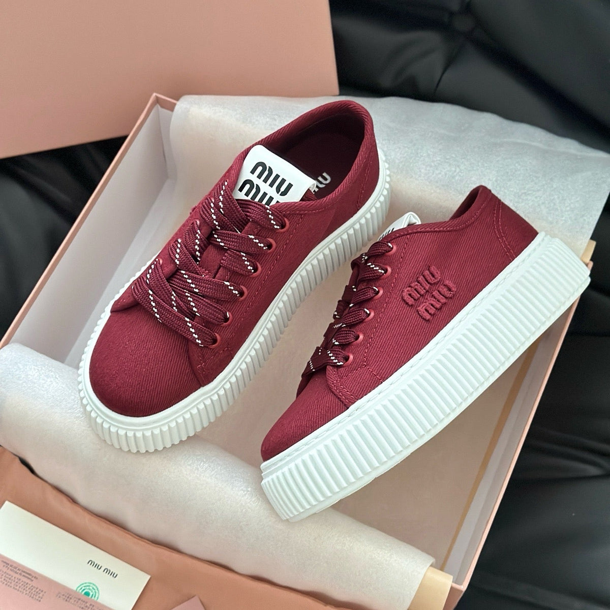 Shoes- Miu M Trainers Premium Designer Casual Shoes
