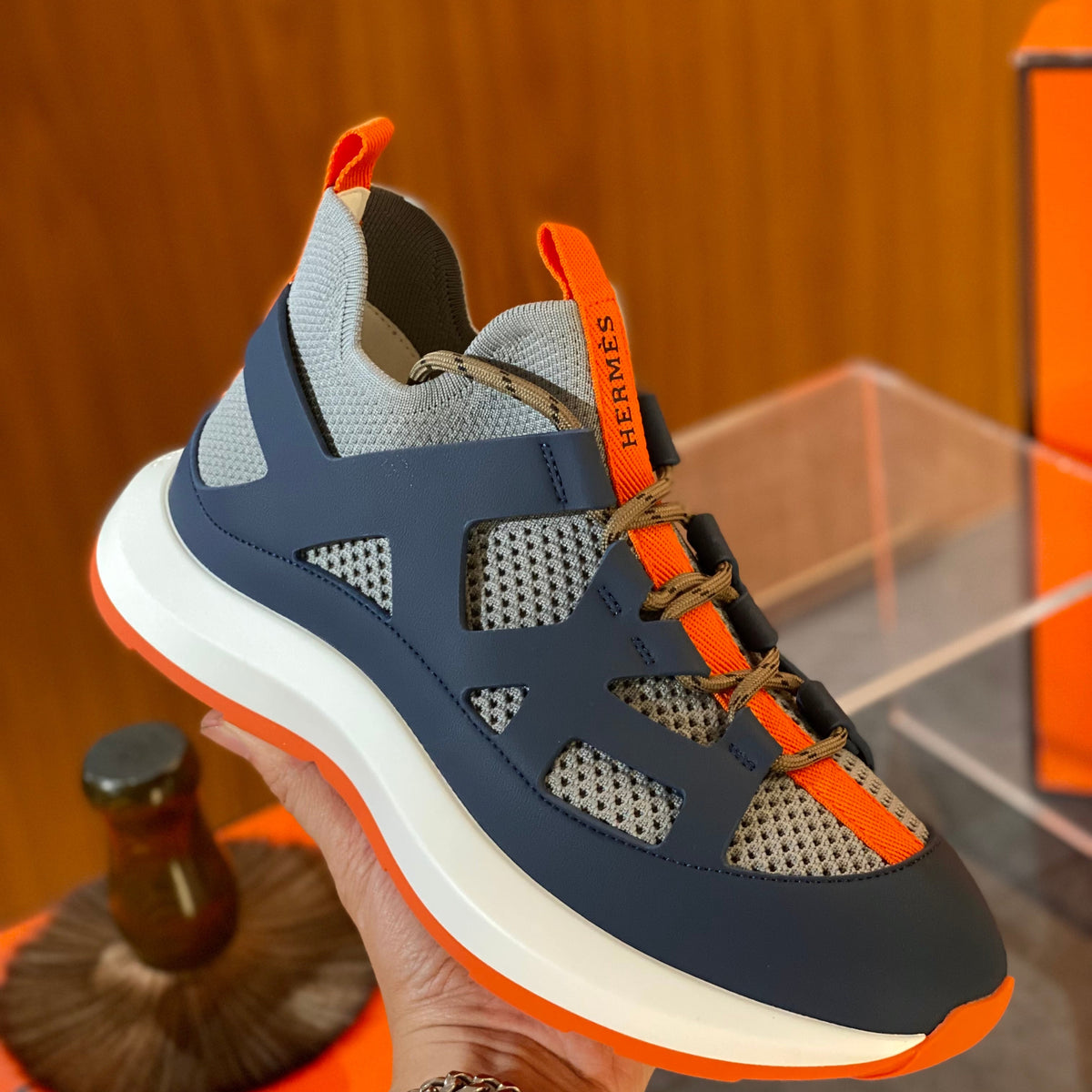Shoes- Herm Katana Sneakers Premium Designer Casual Shoes