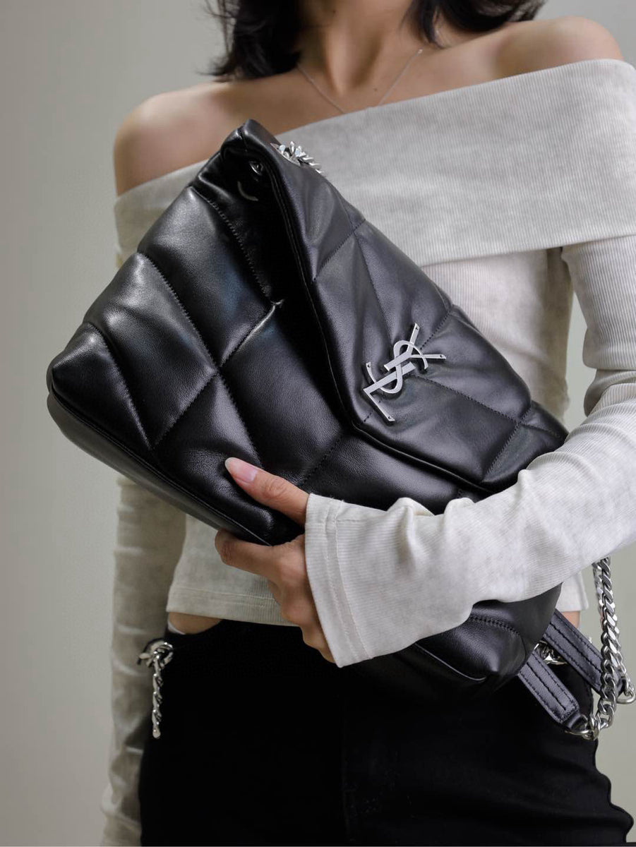 Saint Laurent Bags- Saint Laurent Loulou Medium Puffer Bag Luxury Designer Leather Handbag